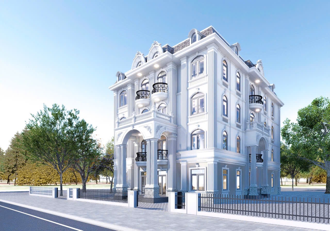 Biệt thự tân cổ điển 4 tầng sang trọng