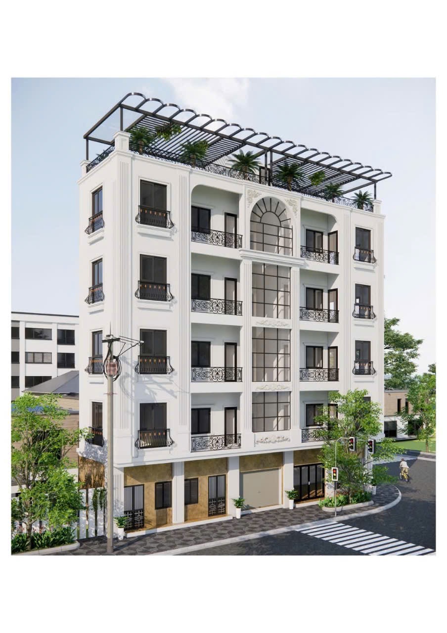 Chung cư mini phong cách tân cổ điển sáu tầng