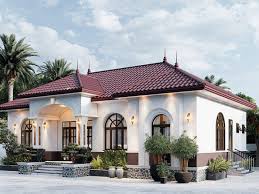 Xây nhà tân cổ điển mái Nhật