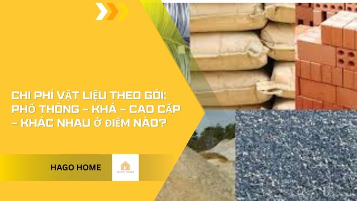 Chi phí vật liệu theo gói