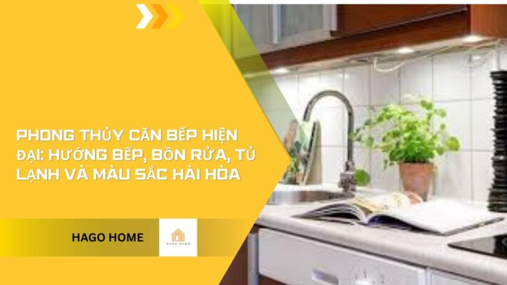 Phong thủy căn bếp hiện đại