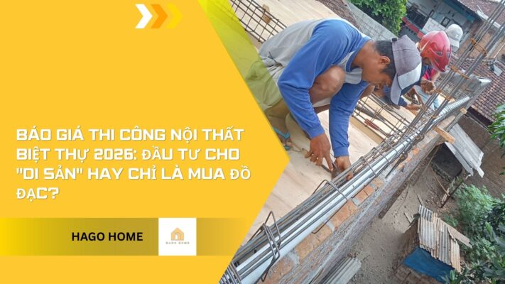 Báo giá Thi công Nội thất Biệt thự 2026