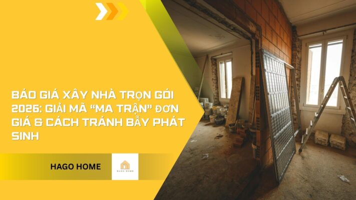 Báo giá xây nhà trọn gói 2026