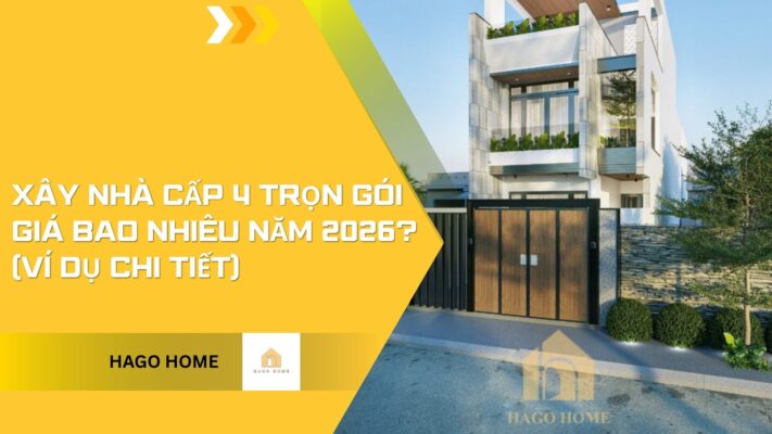 Xây Nhà Cấp 4 Trọn Gói Giá Bao Nhiêu Năm 2026? (Ví Dụ Chi Tiết)
