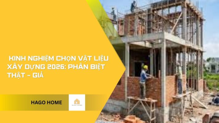 kinh nghiệm chọn vật liệu xây dựng 2026