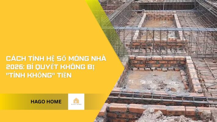 cách tính hệ số móng nhà